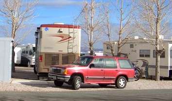 Our site at Comstock RV Park