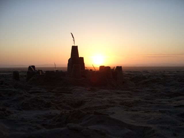 Sandcastle sunset