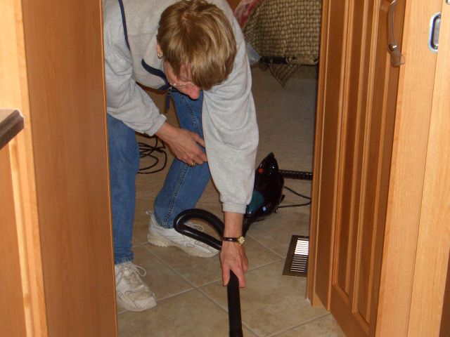 Linda sweeping