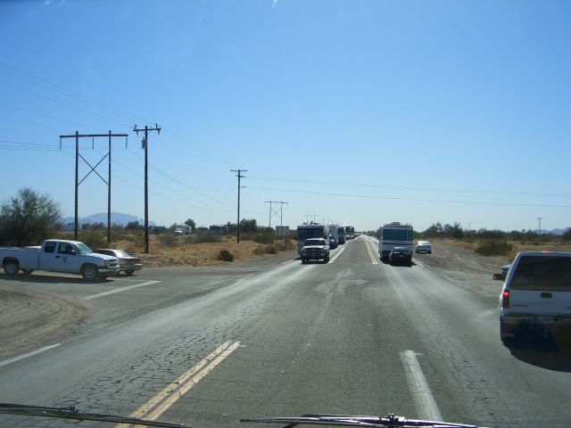 Traffic south of Q
