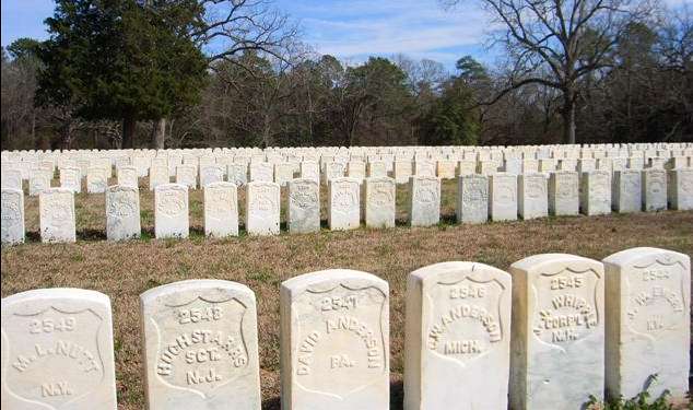 Thousands of graves