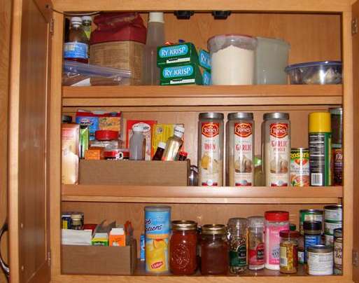 The kitchen pantry
