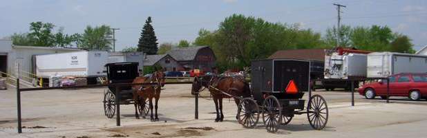 a study in contrasts, maybe a mixture of both is best. The Mennonites seem to walk in that place.