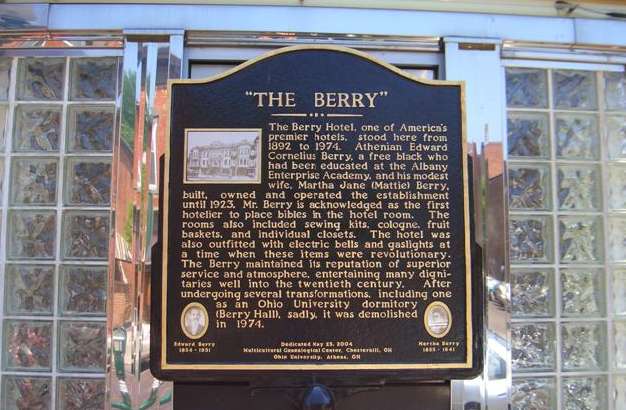 What replaced the elegant Berry Hotel