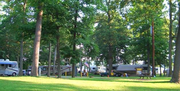 A pretty little park, just north of downtown Fort Wayne