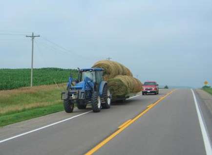 Why the roads have wide shoulders