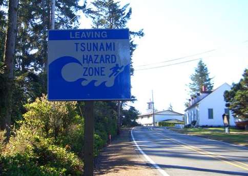 Tsunami zone