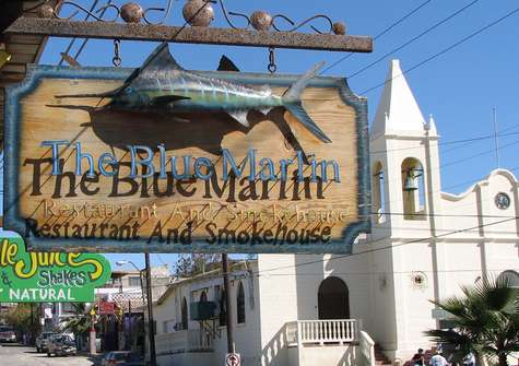 Blue Marlin sign