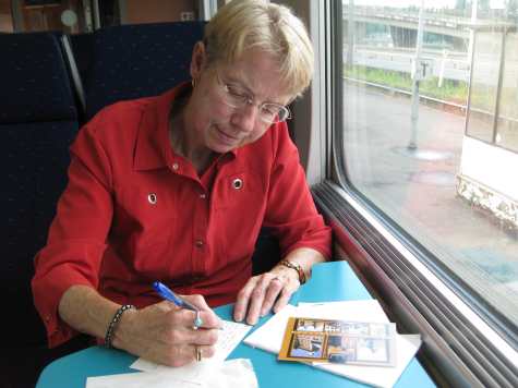 Postcard writer
