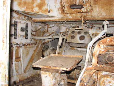 View from the engine area