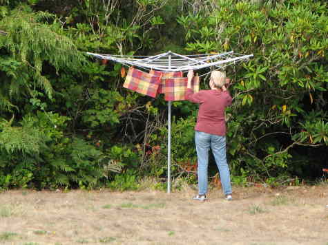 Drying clothes