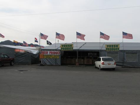 Produce tent