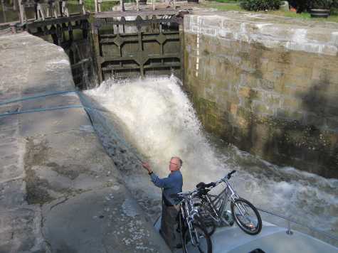 Filling the lock