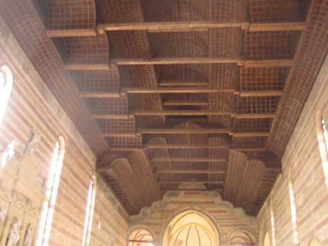 Church ceiling