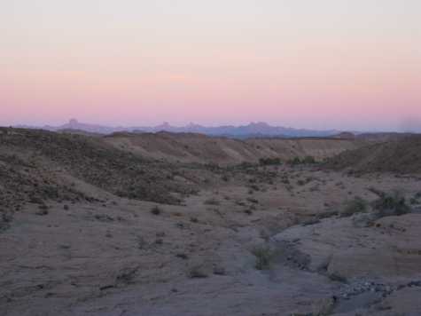 Purple mountains