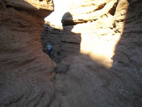 Narrow canyon