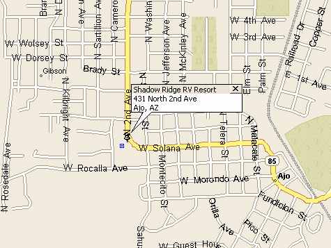 Ajo map