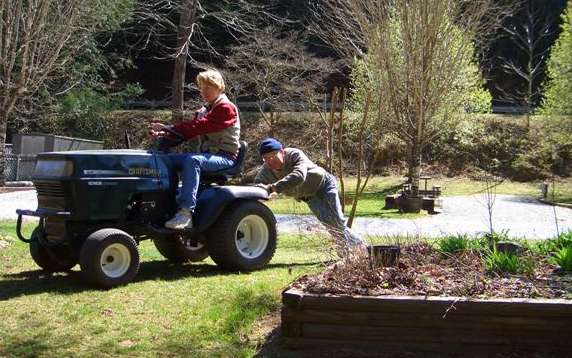Pushing the darn things!