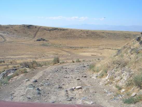 The rocks is bigger than they looks and the road is steeper than it looks. I should know, I drove it, lol.