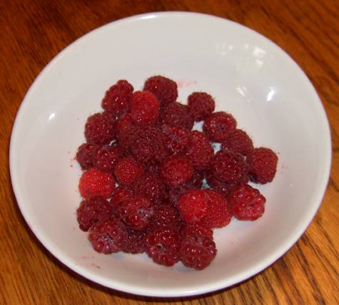 Red raspberries
