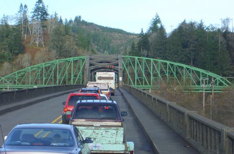 Bridge out ahead
