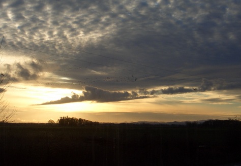 Gray skys at night, an RVers delight