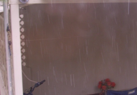 Real snow flurries