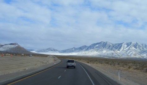 snowy mountains
