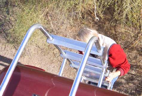 No mountain climber here