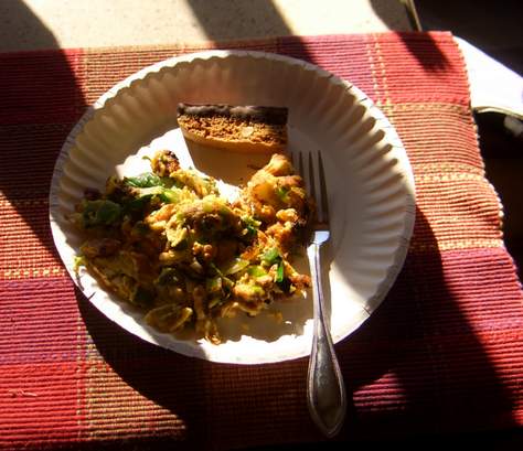 Food and light makes art