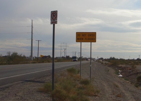 But we're in the middle of the desert