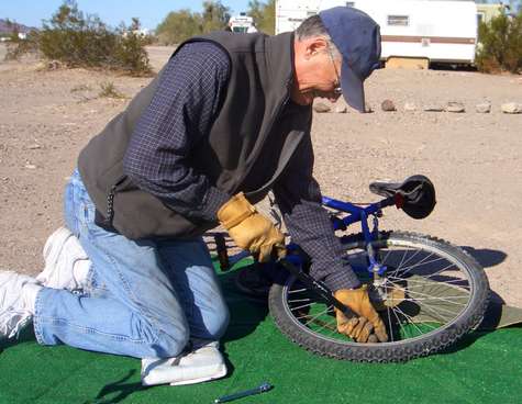 Hard at work