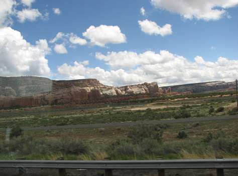 Sandstone cliffs