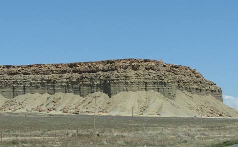 Buttes and mesas