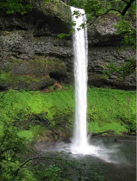 Red speck by the South Falls