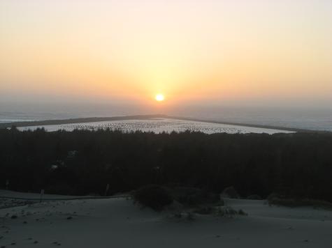 Sunset by the bay