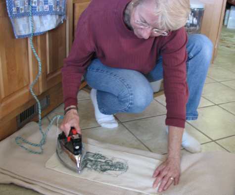Mrs Ward Cleaver at work