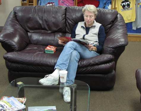 Reading and relaxing