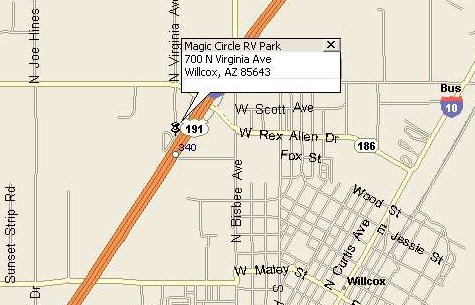 Willcox map