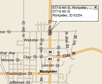 Montpelier map