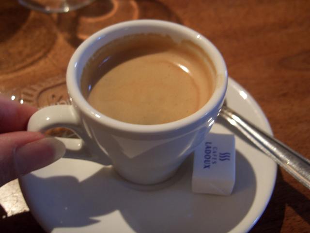 cup of coffee, French style
